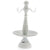 Casa Uno Wooden Jewellery Stand and Ring Holder, White, 35cm